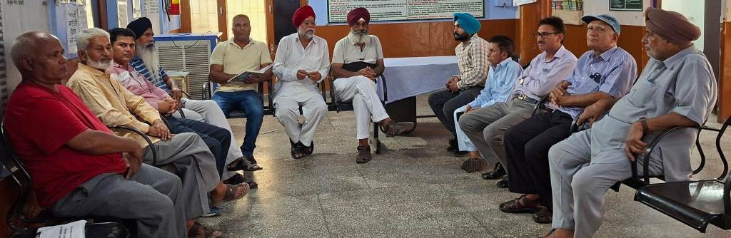 Important Meeting of Punjab Subordinate Services Federation Mahilpur Held